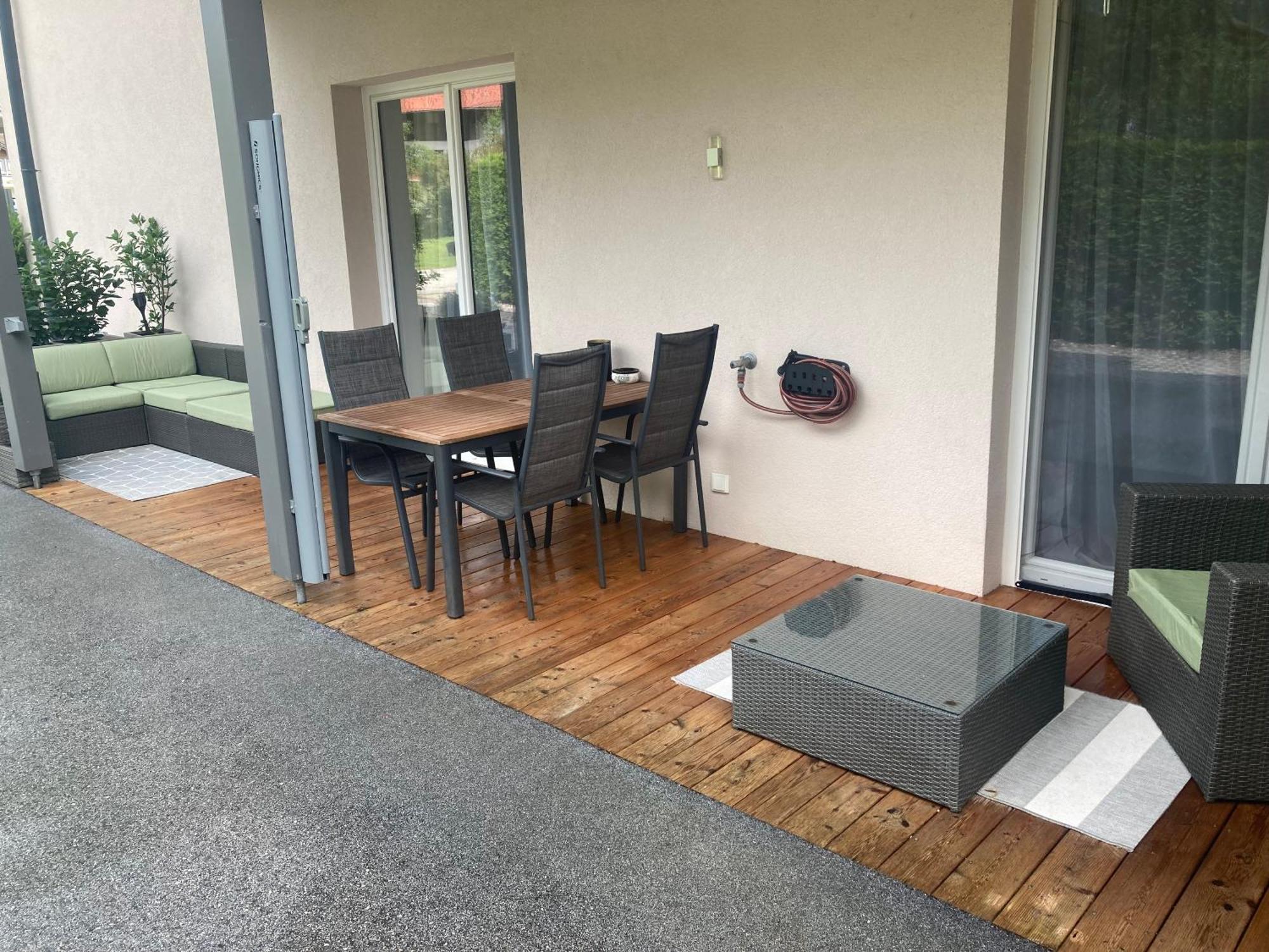 Alpenluxus Presents Design Lodge - Terrace & Car Park 크람사흐 외부 사진